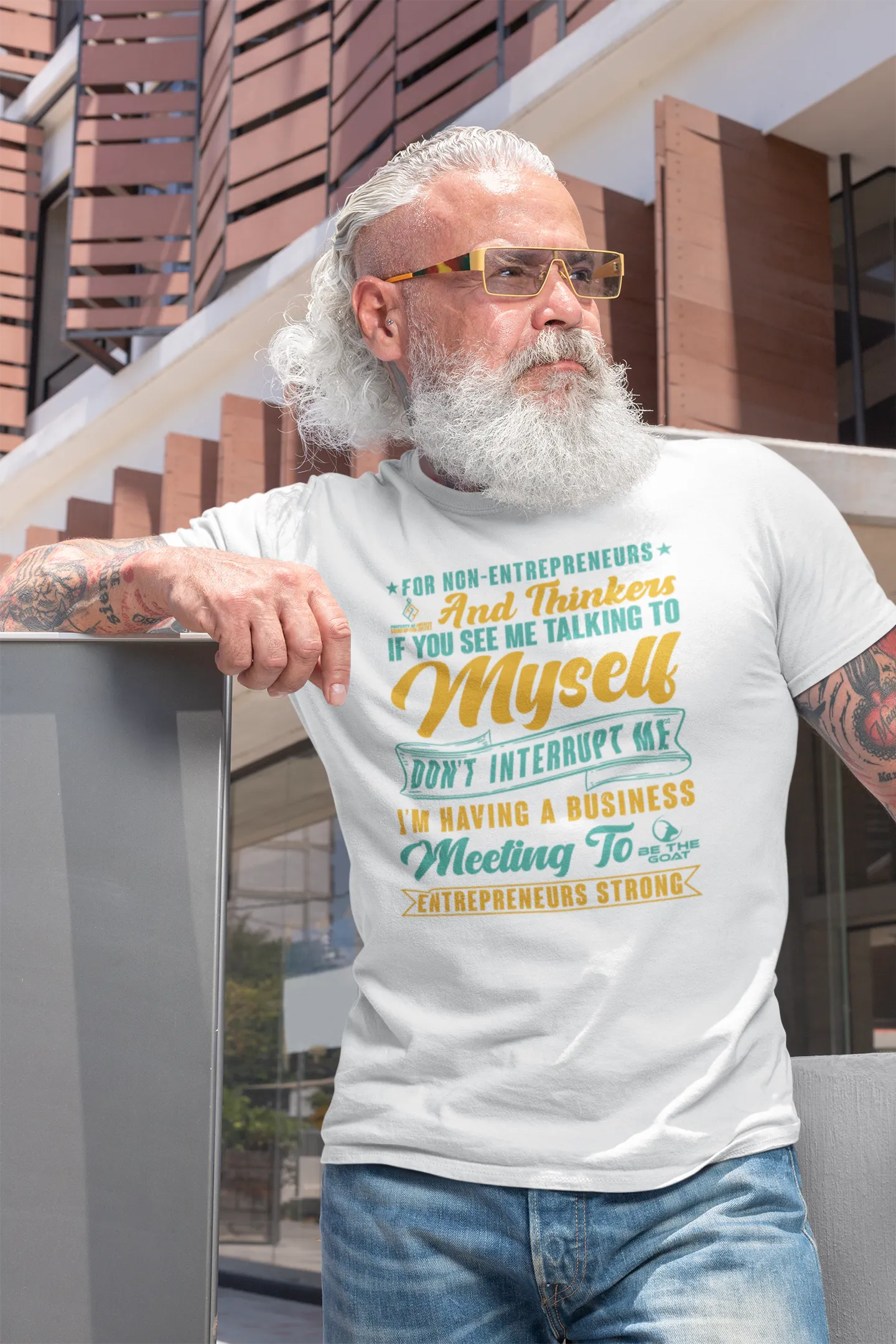 Entrepreneurs Sweat Shirt If You See Me Talking To Myself Don't Interrupt Me Men's Women's Unisex T-Shirt