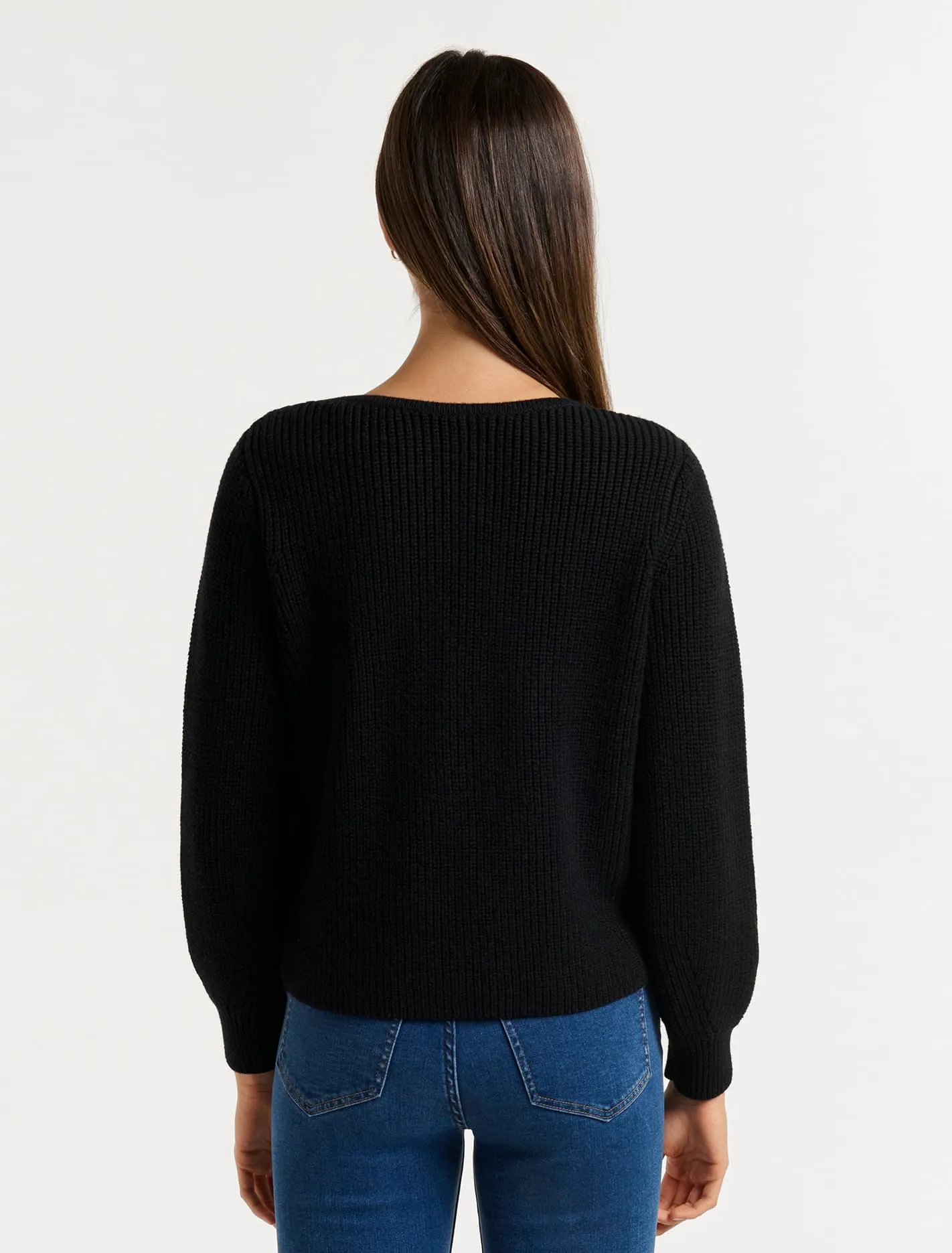 Ettie Wrap Knit Jumper