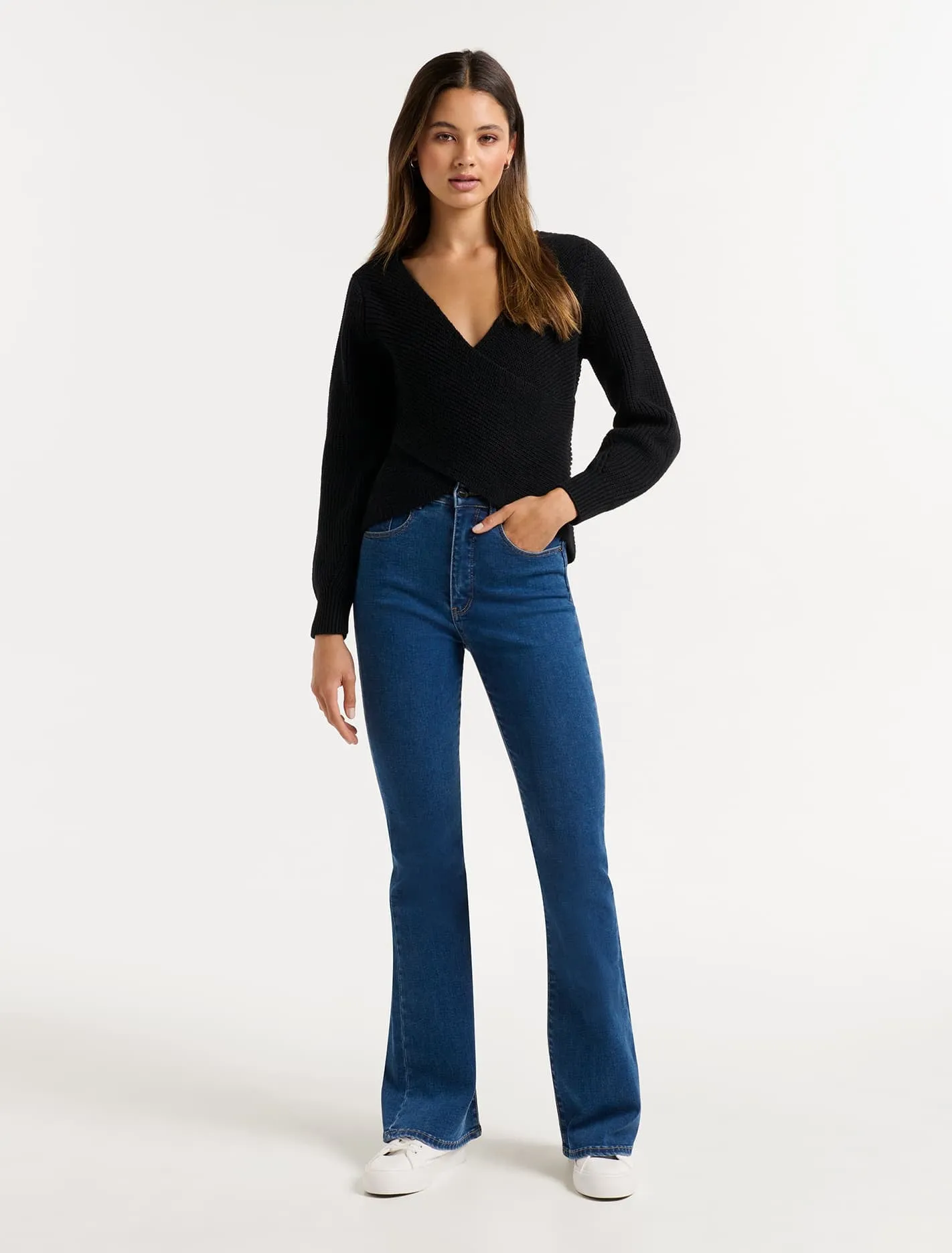 Ettie Wrap Knit Jumper