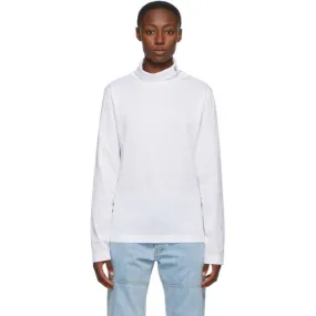 Etudes White Small Accent Award Turtleneck