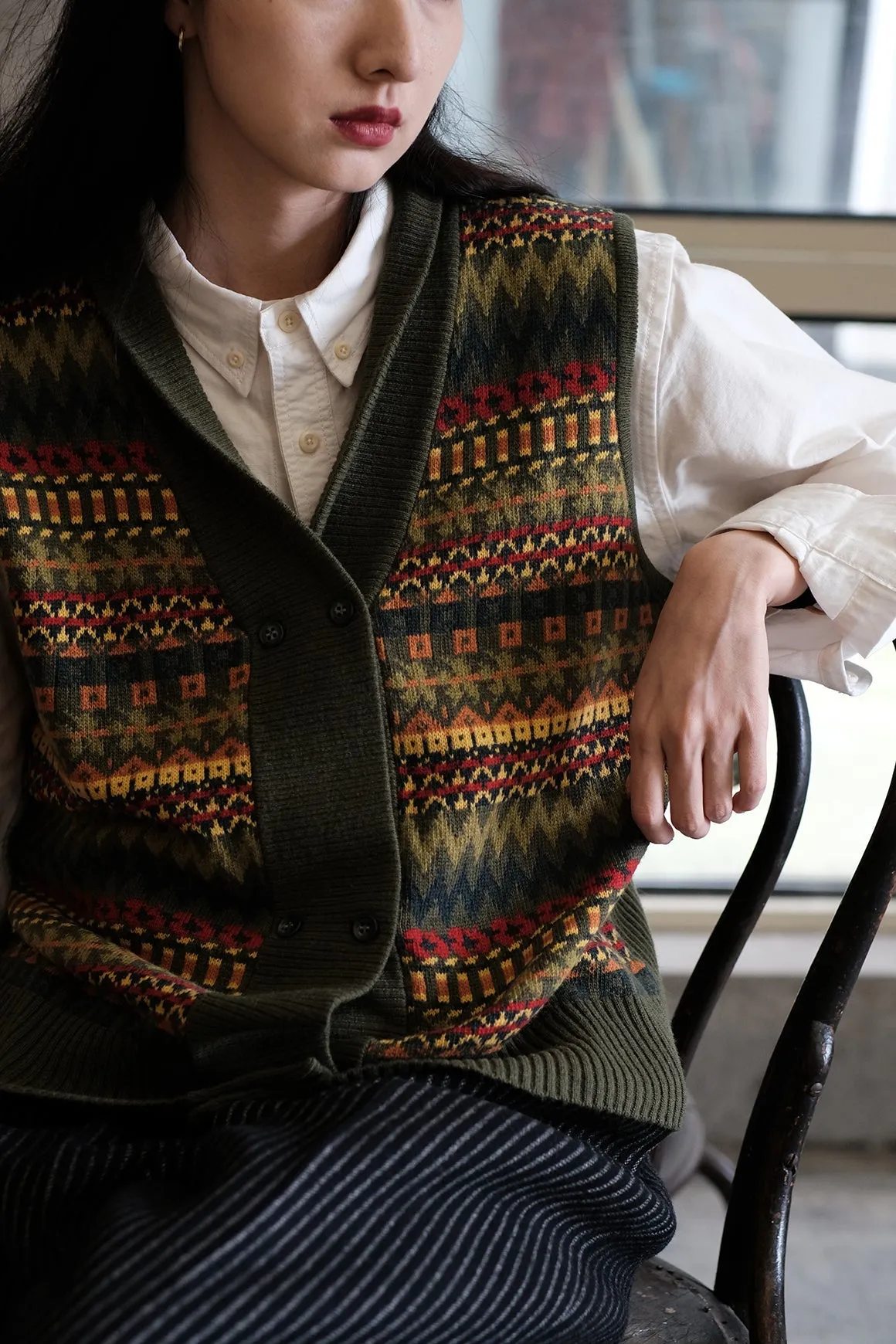 Fair Isle Knitted Vest