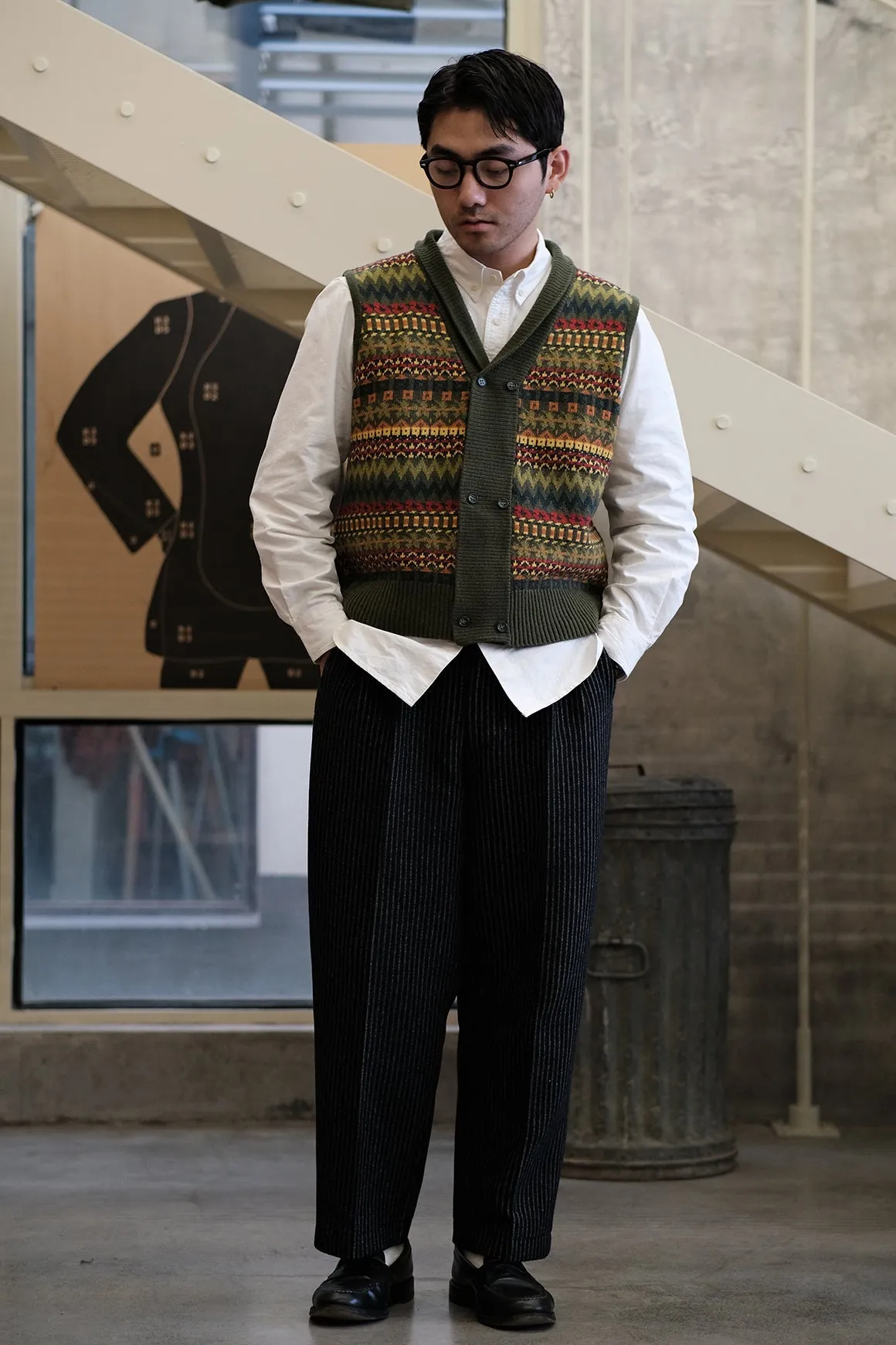 Fair Isle Knitted Vest
