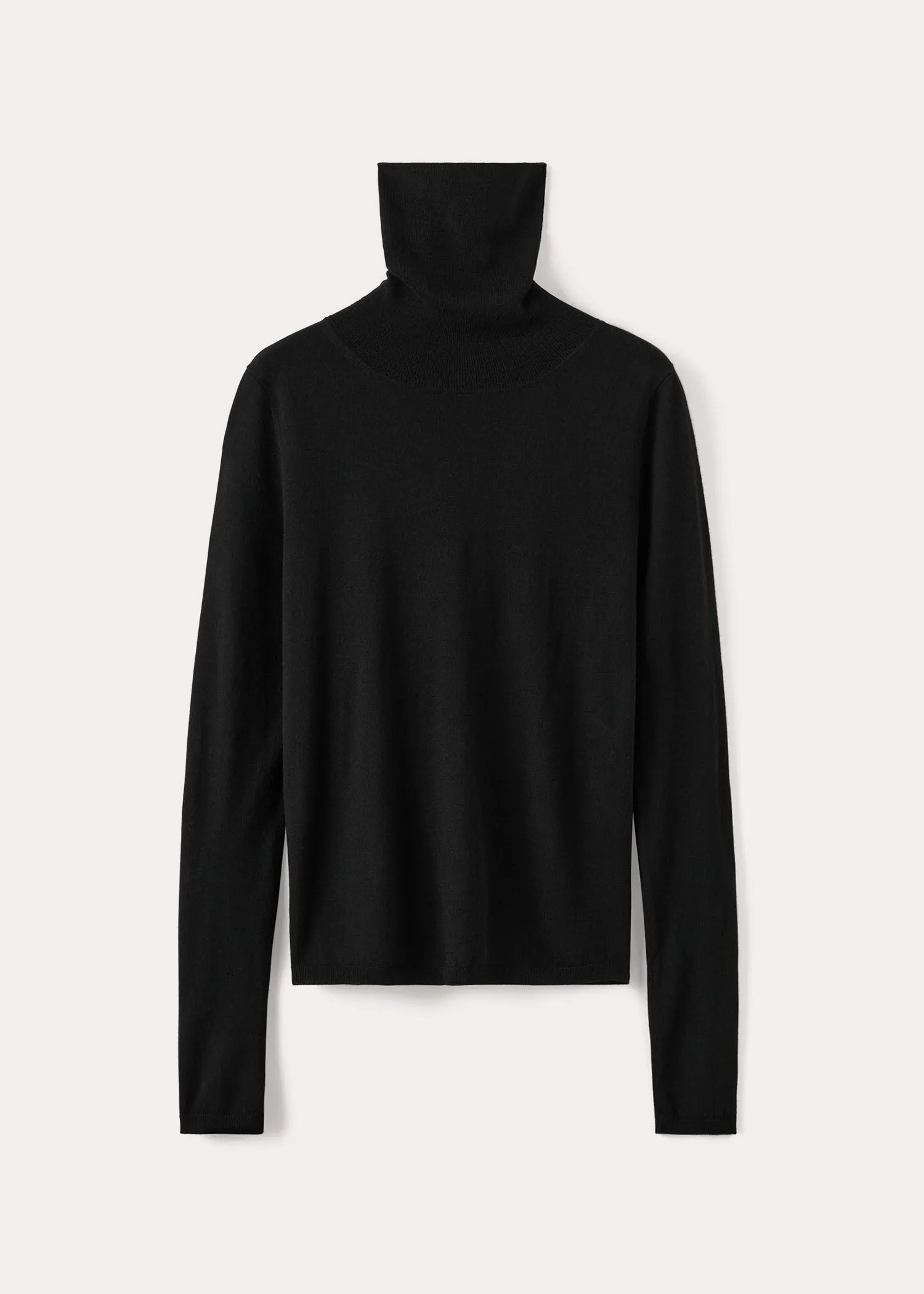 First layer turtleneck black