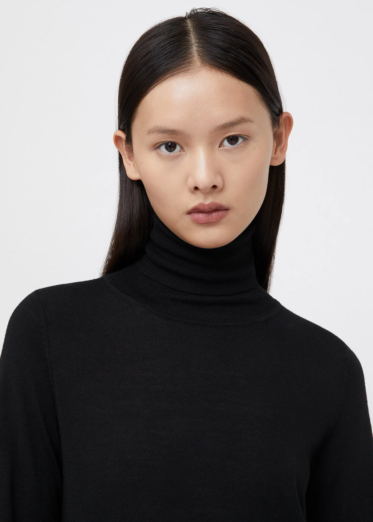First layer turtleneck black