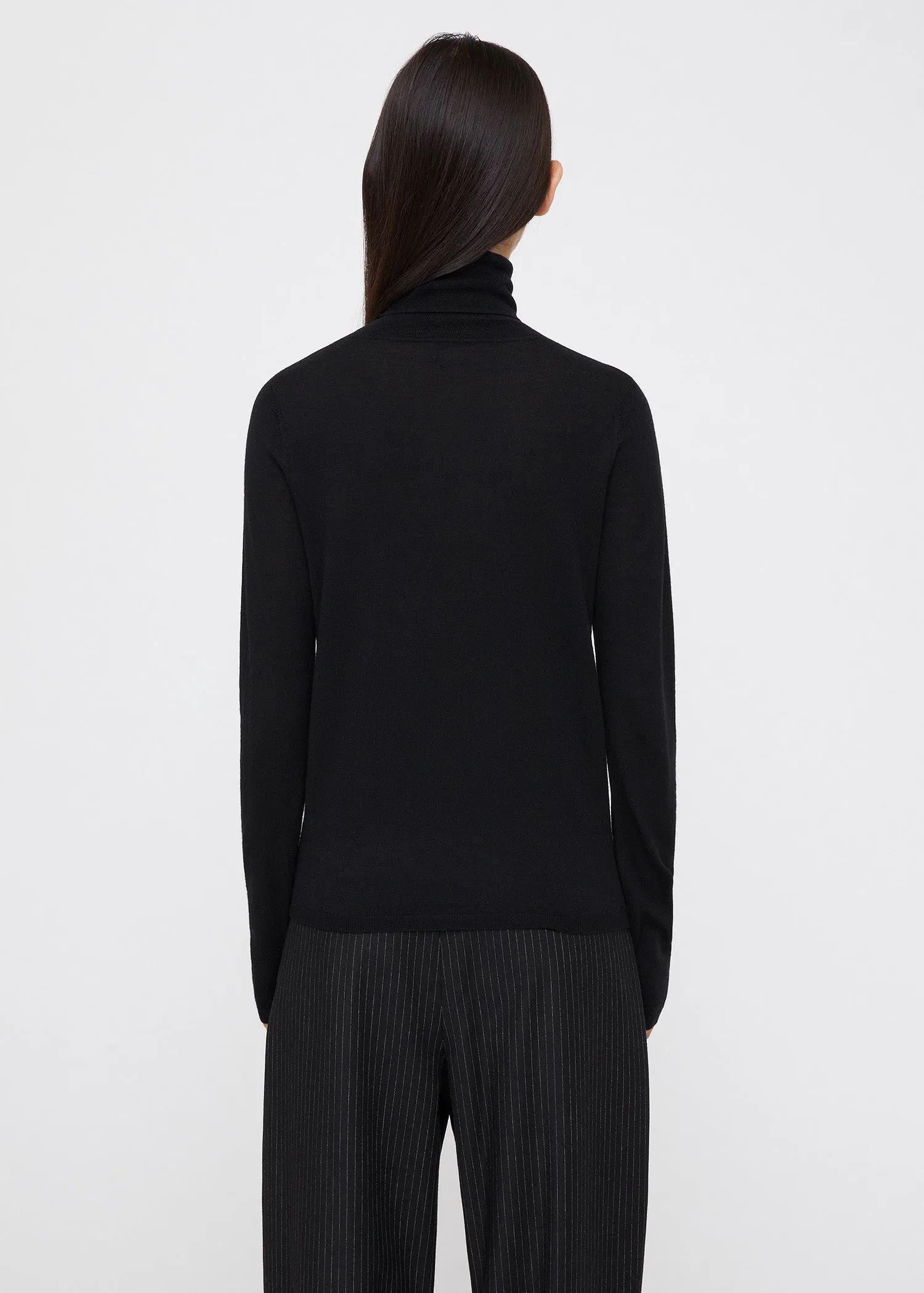First layer turtleneck black
