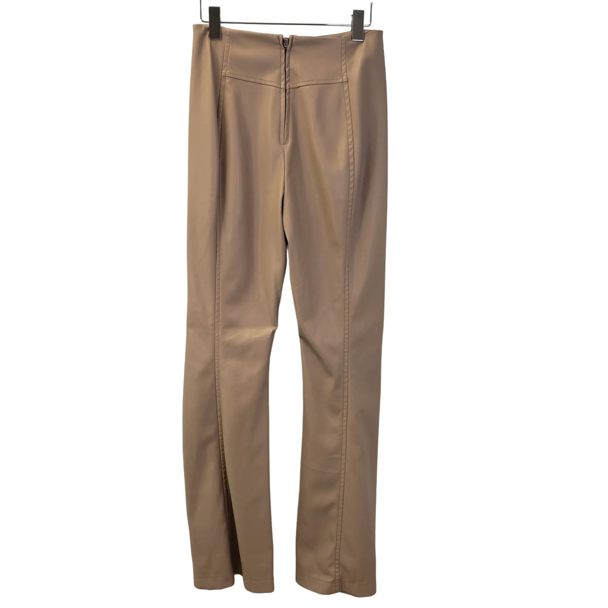 Free People We the Free Vegan Leather Flare Pants Size 28