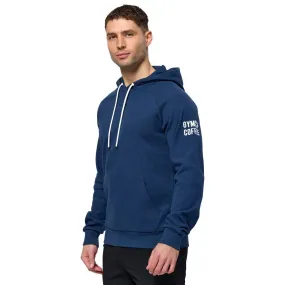 Gym Coffee Chill Hoodie - Mens - Petrol Blue