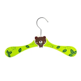 Harbour Housewares Cartoon Wooden Children's Coat/Clothes Hanger - Bear