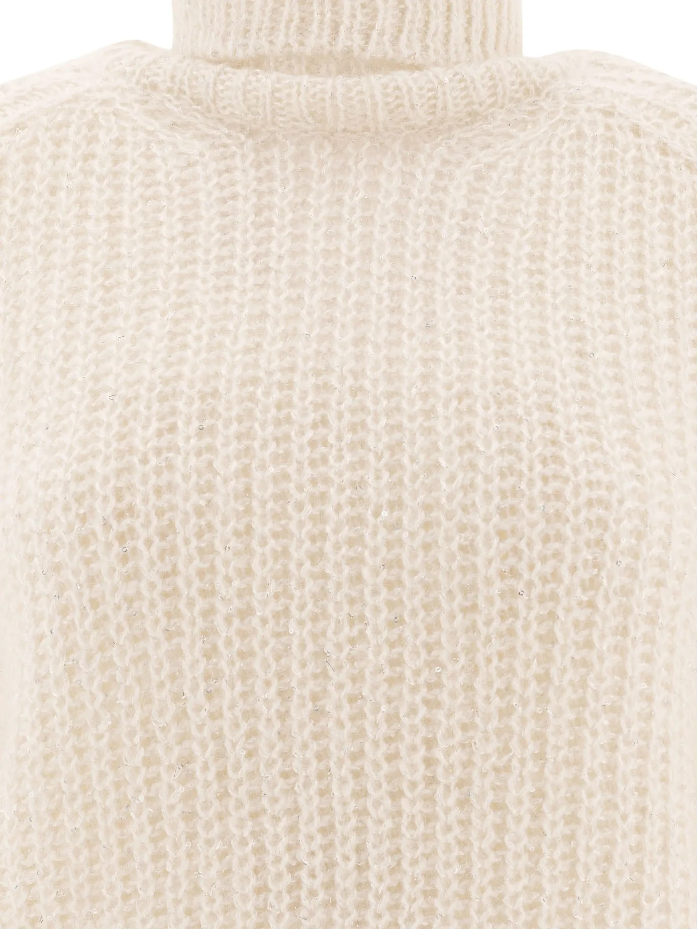 HERNO Alpaca Blend Metallic Turtleneck Sweater - Regular Fit