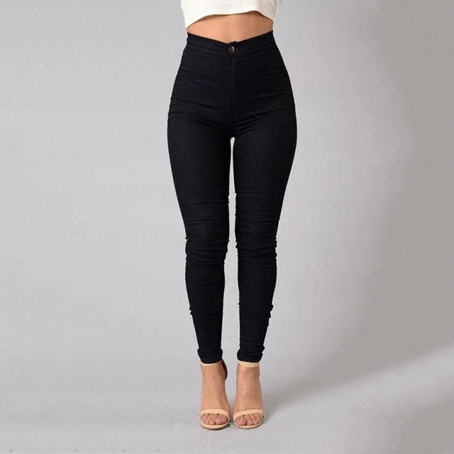 High Waist Pencil Pants