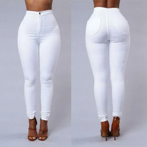 High Waist Pencil Pants