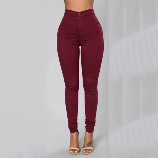 High Waist Pencil Pants