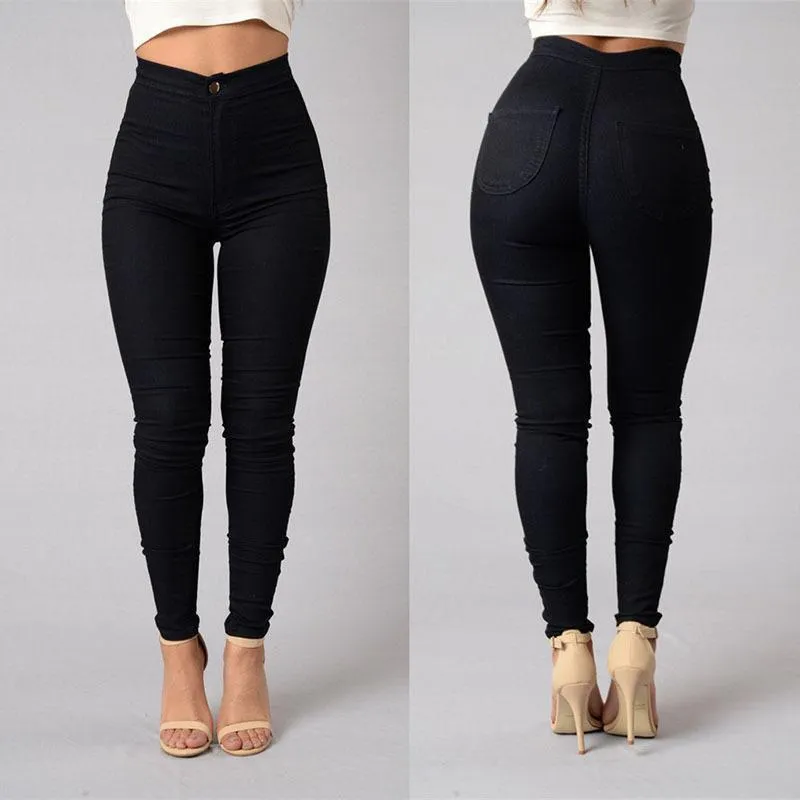 High Waist Pencil Pants