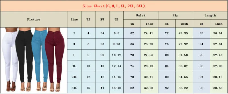 High Waist Pencil Pants