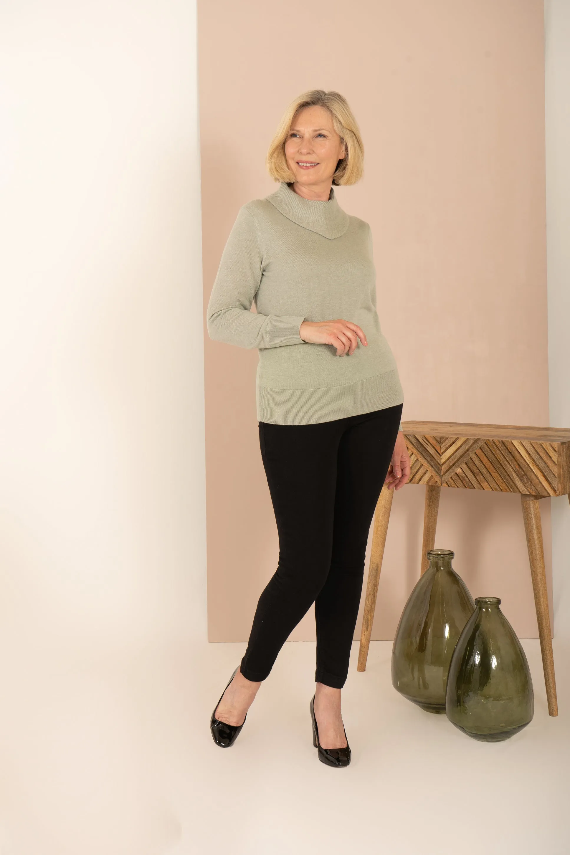 Hilary Cowl Neck Jumper