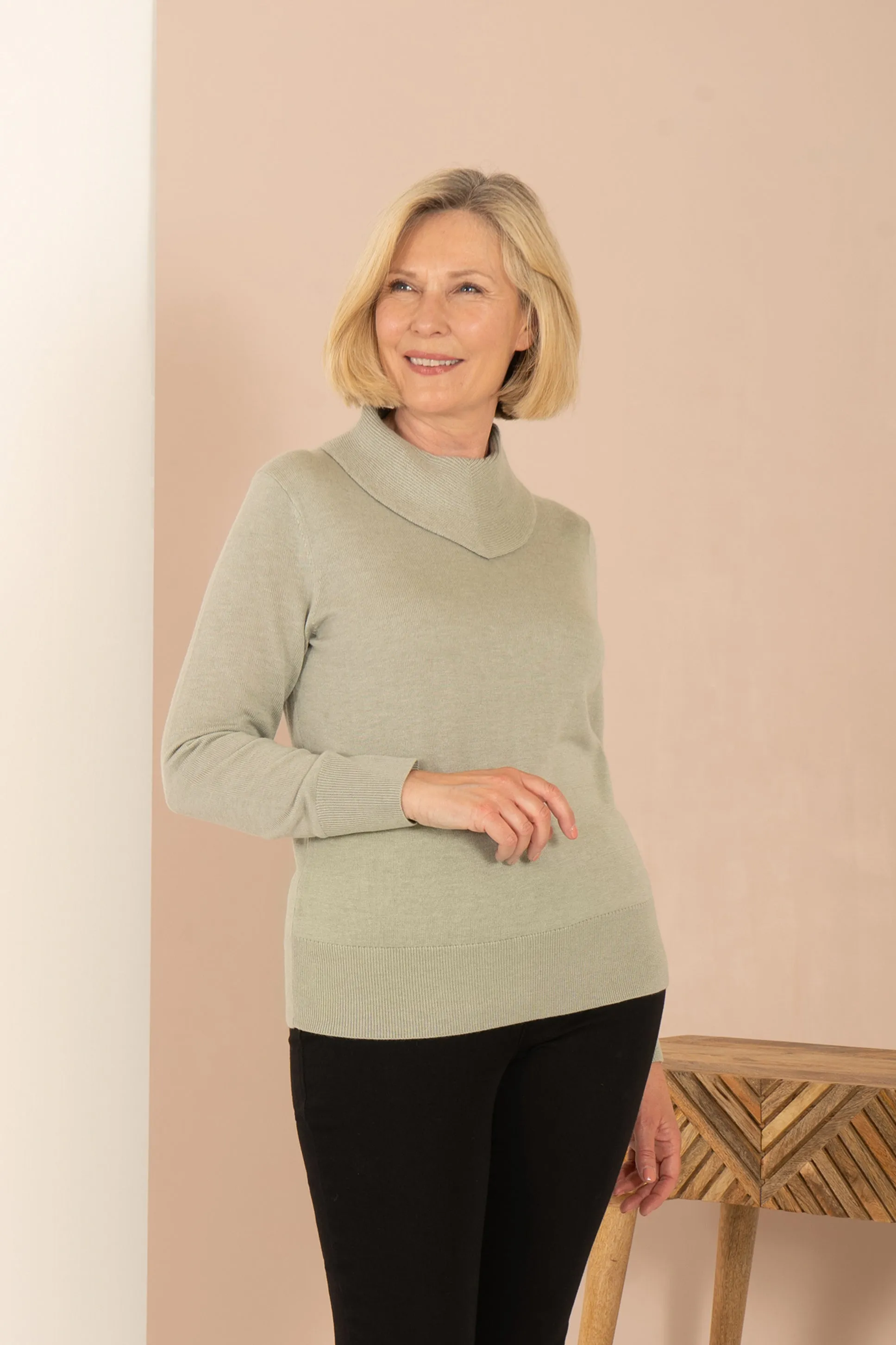 Hilary Cowl Neck Jumper