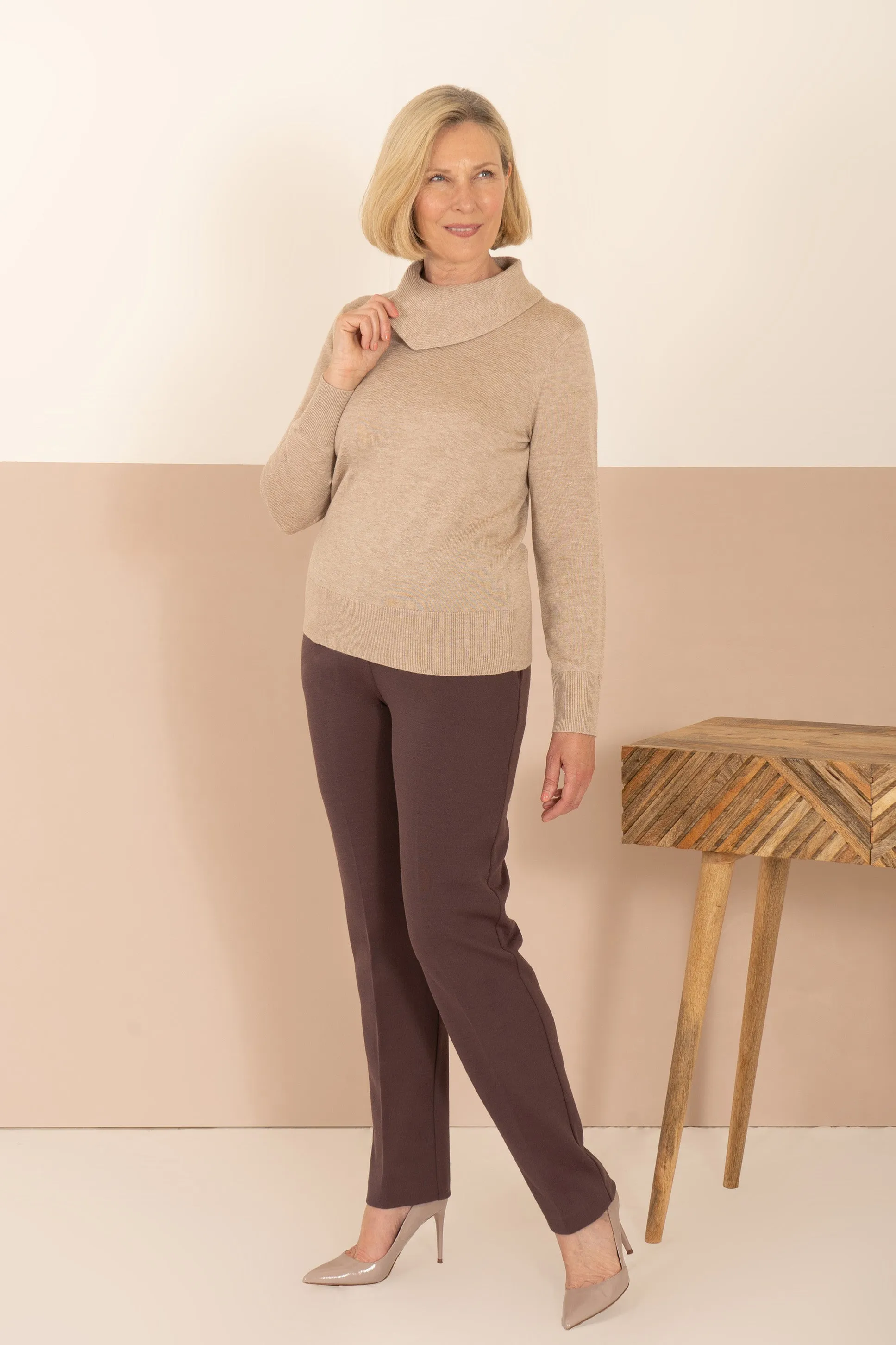 Hilary Cowl Neck Jumper