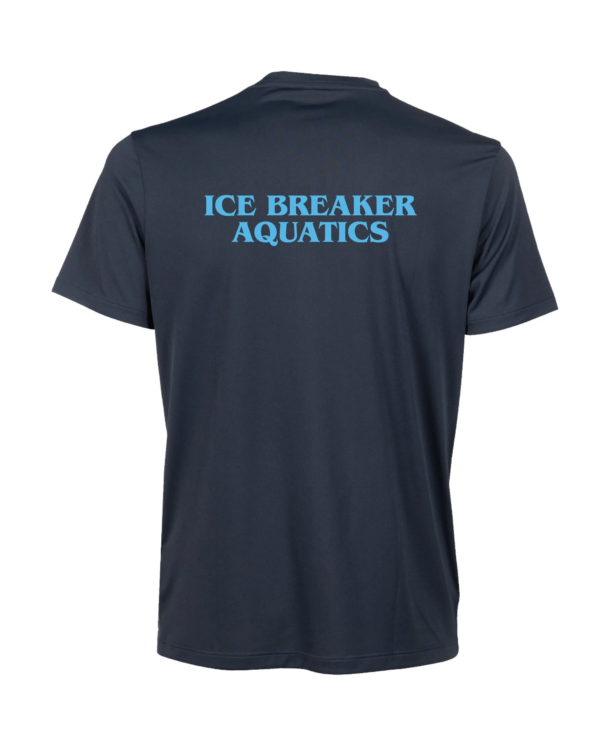 Ice Breaker Aquatics Unisex Team T-Shirt Solid - Navy