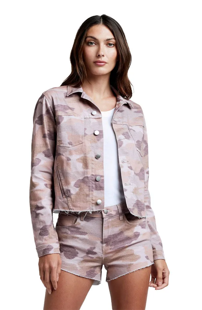 Janice Crop Jacket Pink Camo