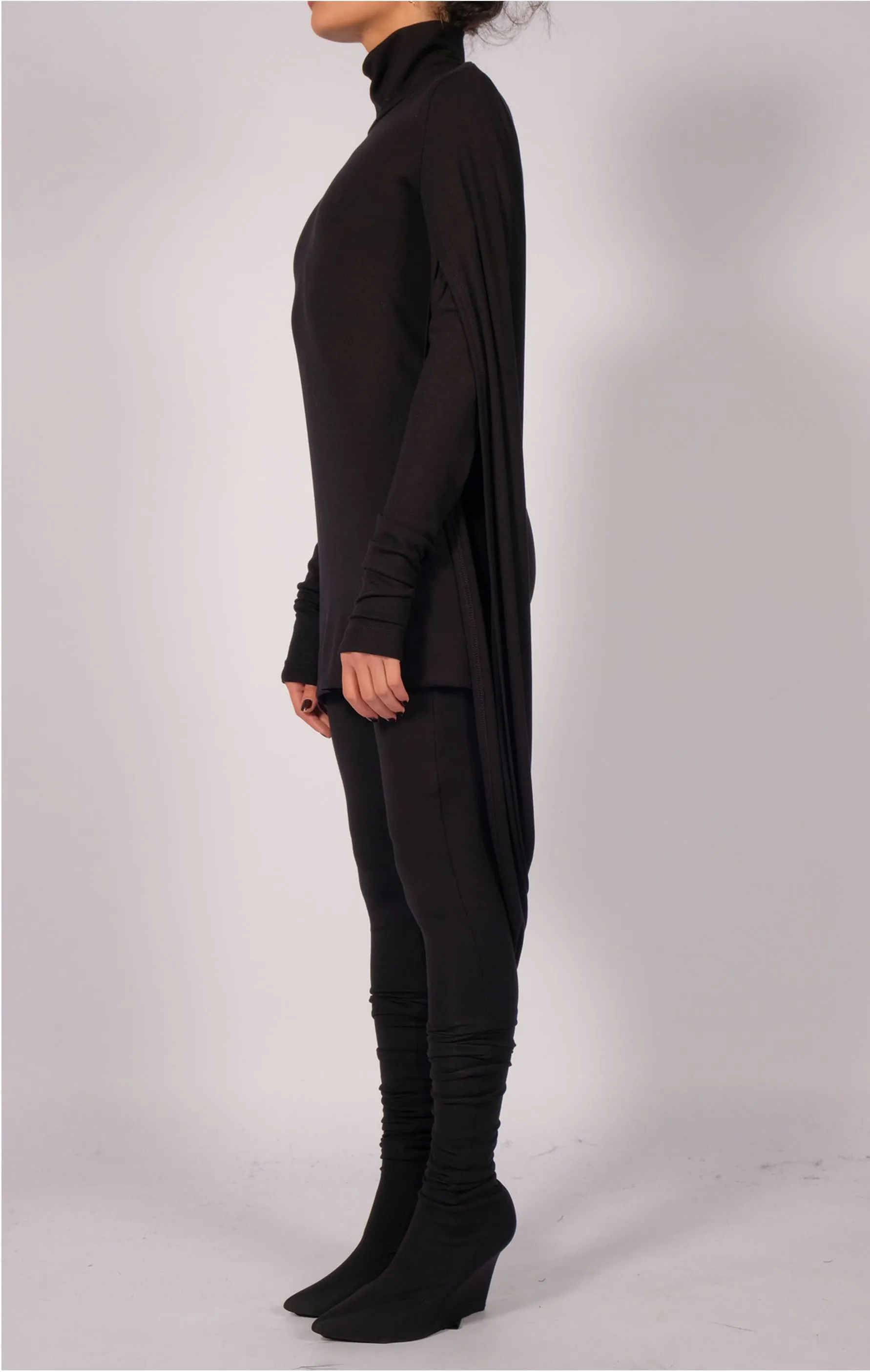 Jersey Top with Single Sleeve