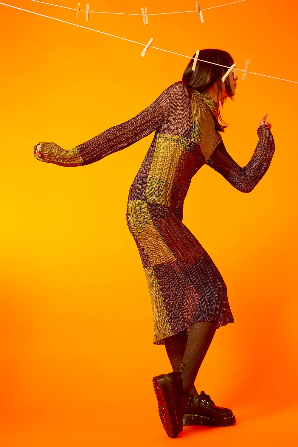 Jupiter Dress in Moss