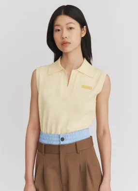 Knitted Polo Tank