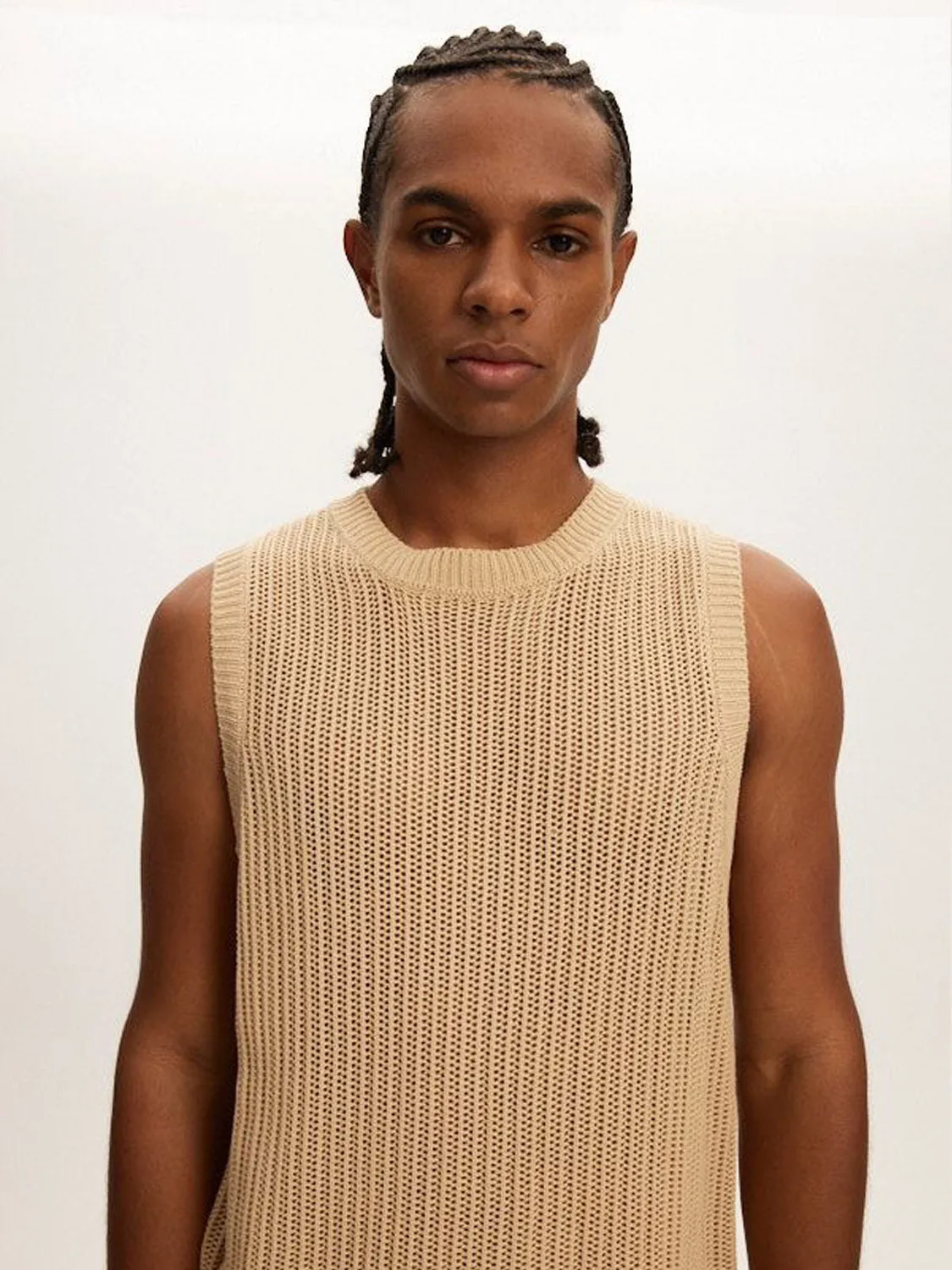 Kuwalla Knitted Sleeveless Vest