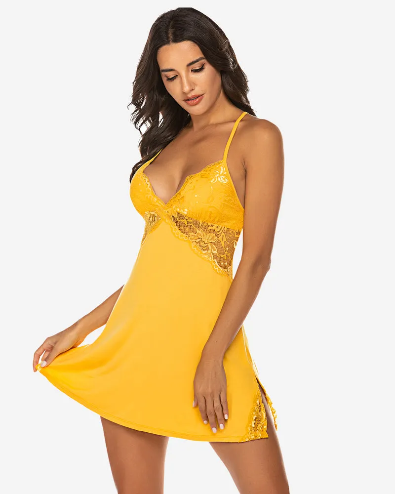 Lace Chemise Babydoll Lingerie