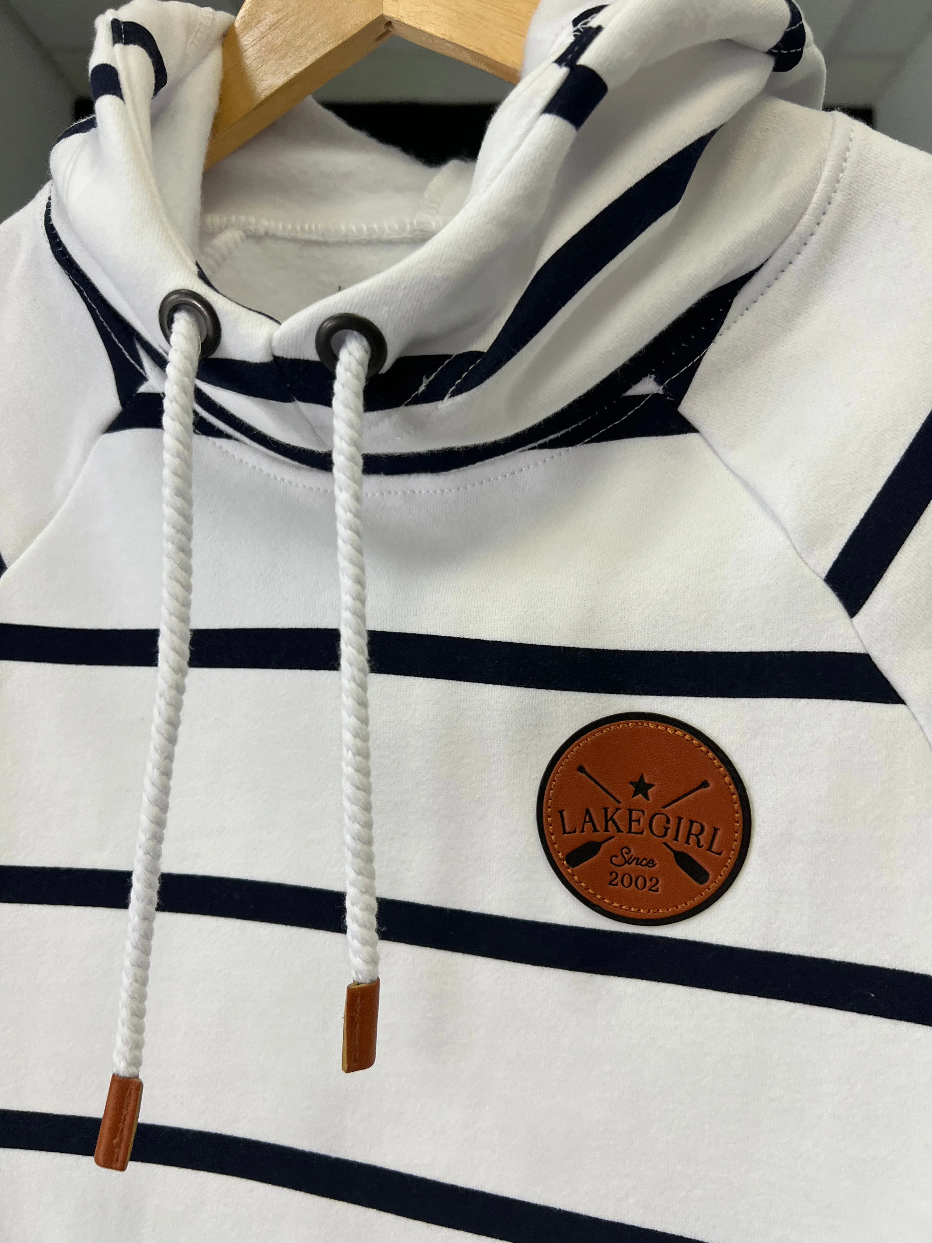 Lakegirl Fleece Striped Hoodie