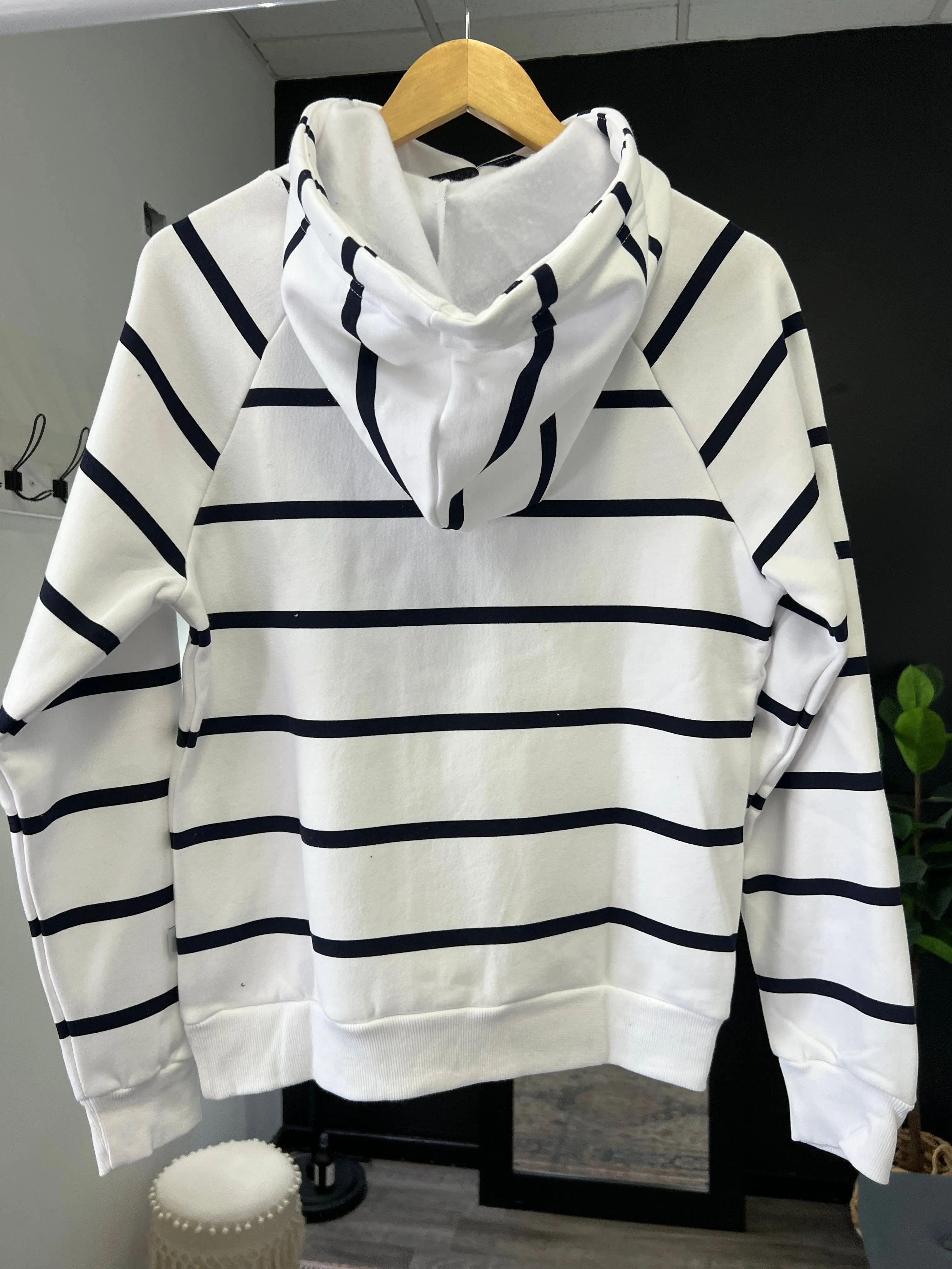 Lakegirl Fleece Striped Hoodie