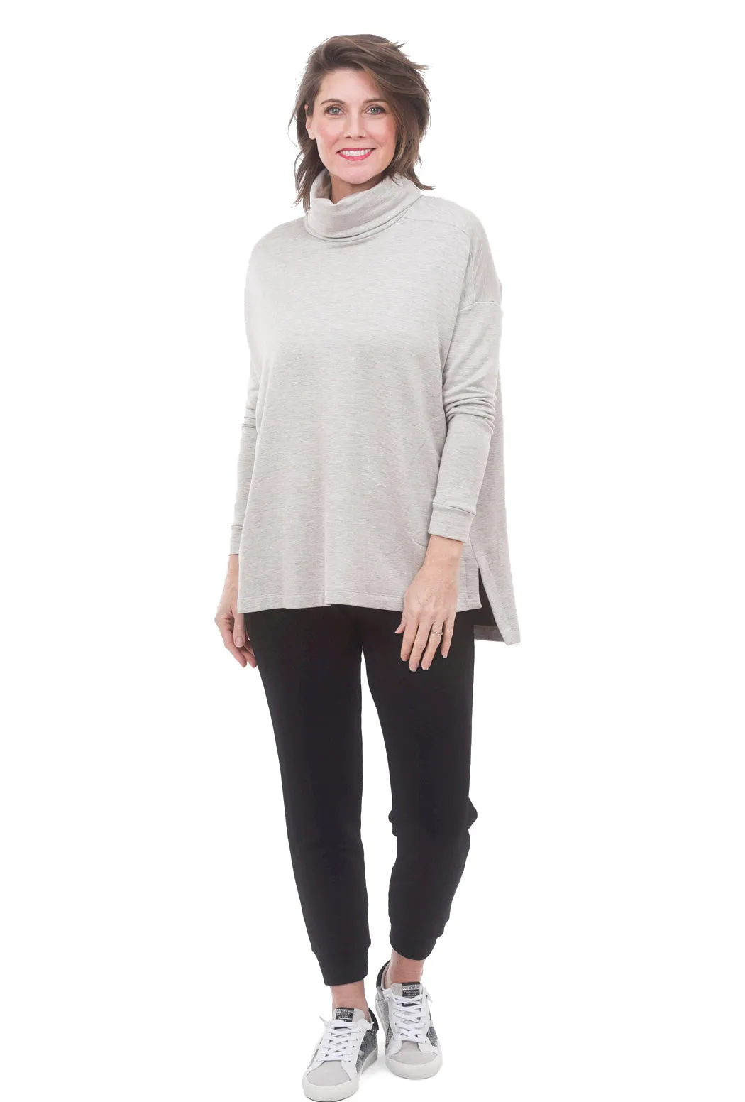 Lauren Turtleneck Tunic, Oatmeal