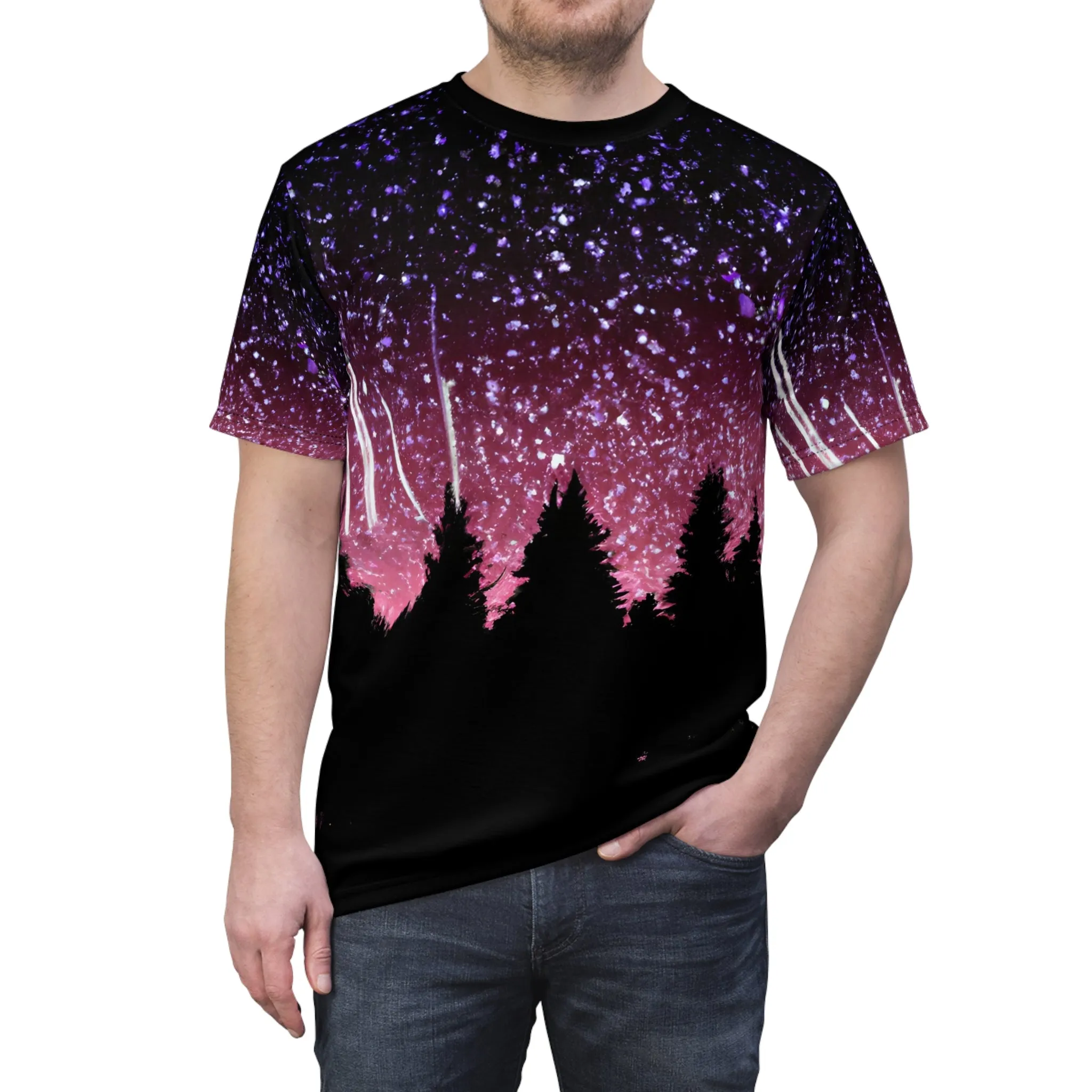 Lazer Night Forestscape
