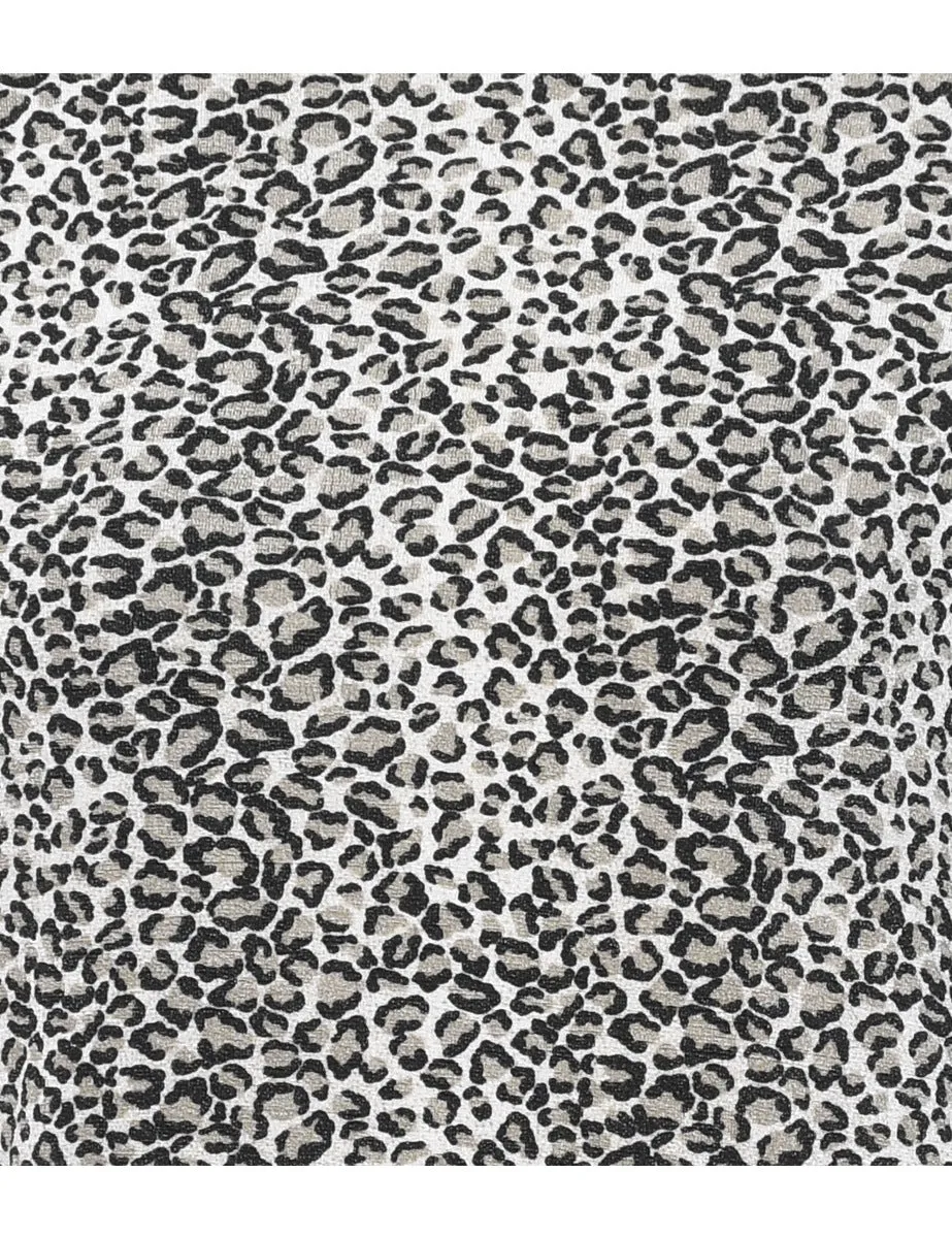 Leopard Printed Top - L