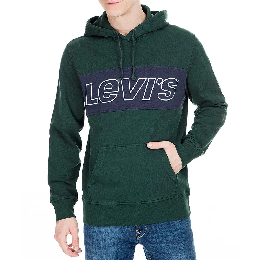 Levi's Men's Hoodie Levi Logo Long Sleeve Casual Hooded Pullover Sweatshirt