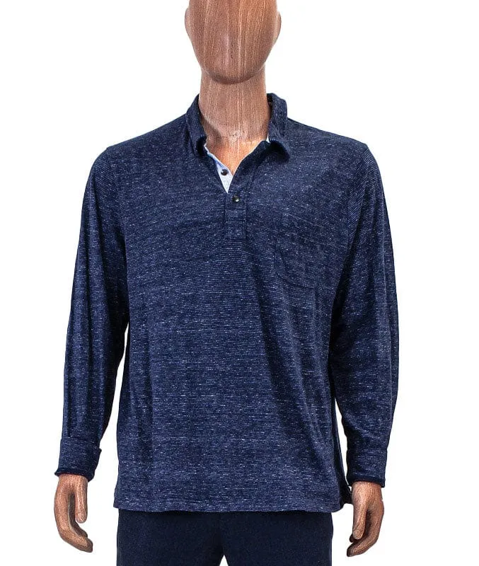 Long Sleeve Henley Shirt