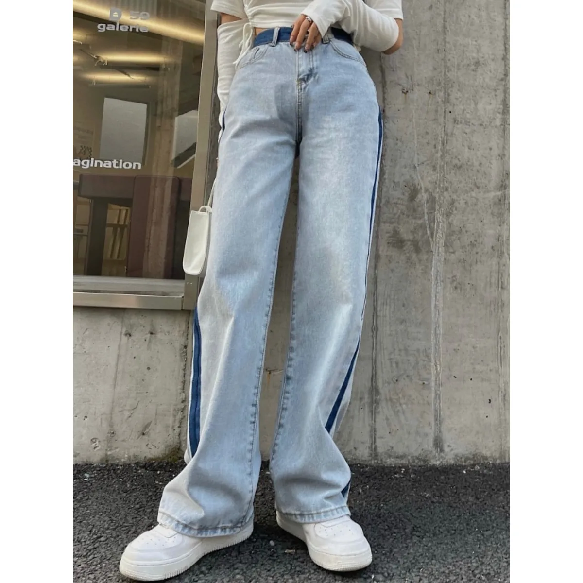 Loose High Waist Vintage Jeans