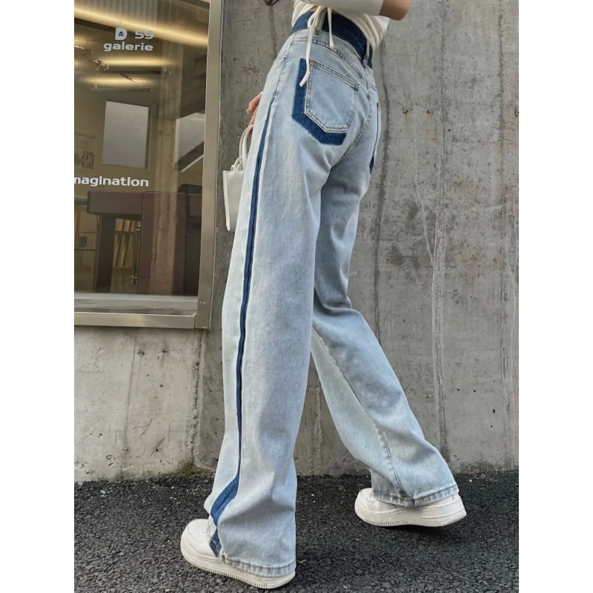 Loose High Waist Vintage Jeans