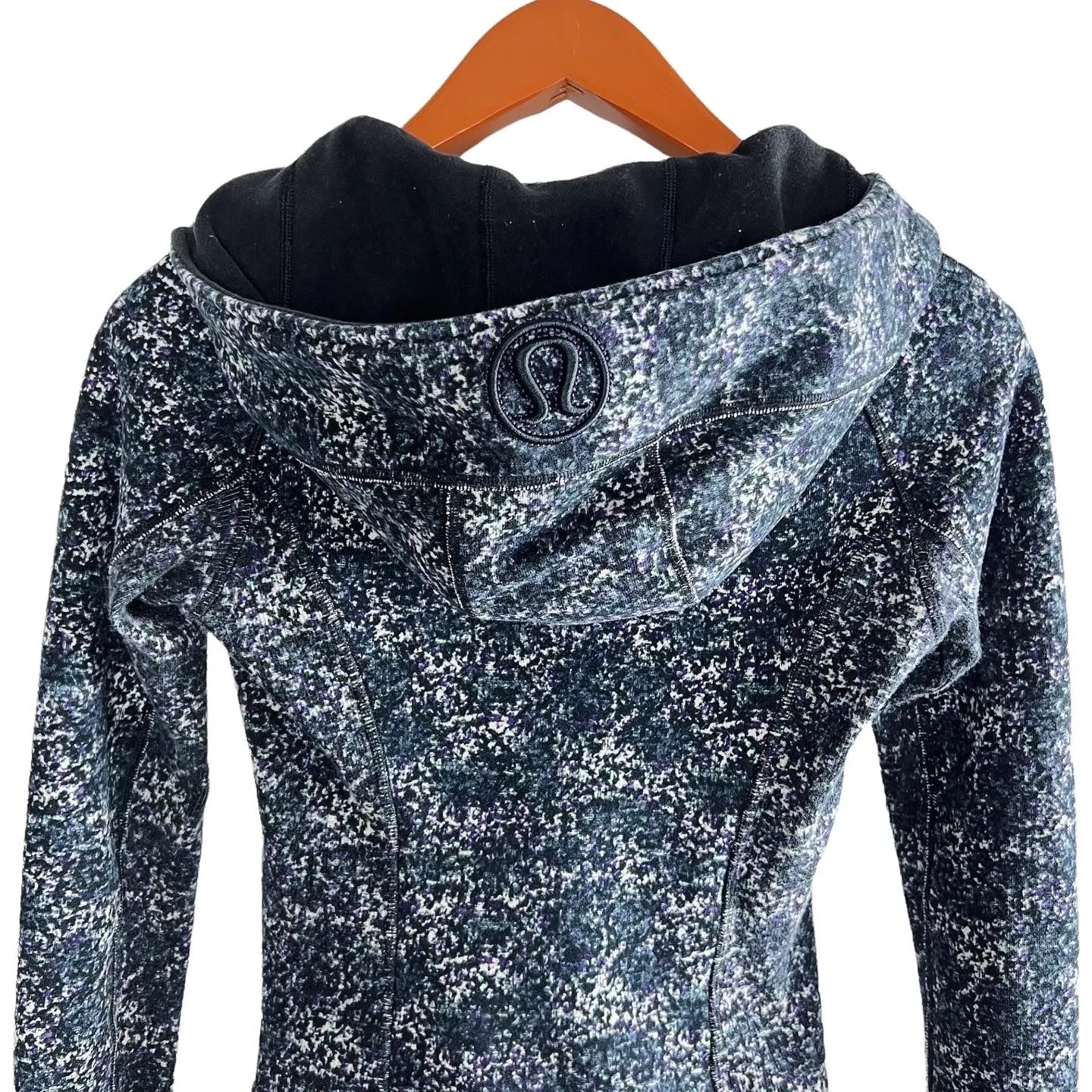 Lululemon Speckled Athletic Zip-Up Cropped Hoodie