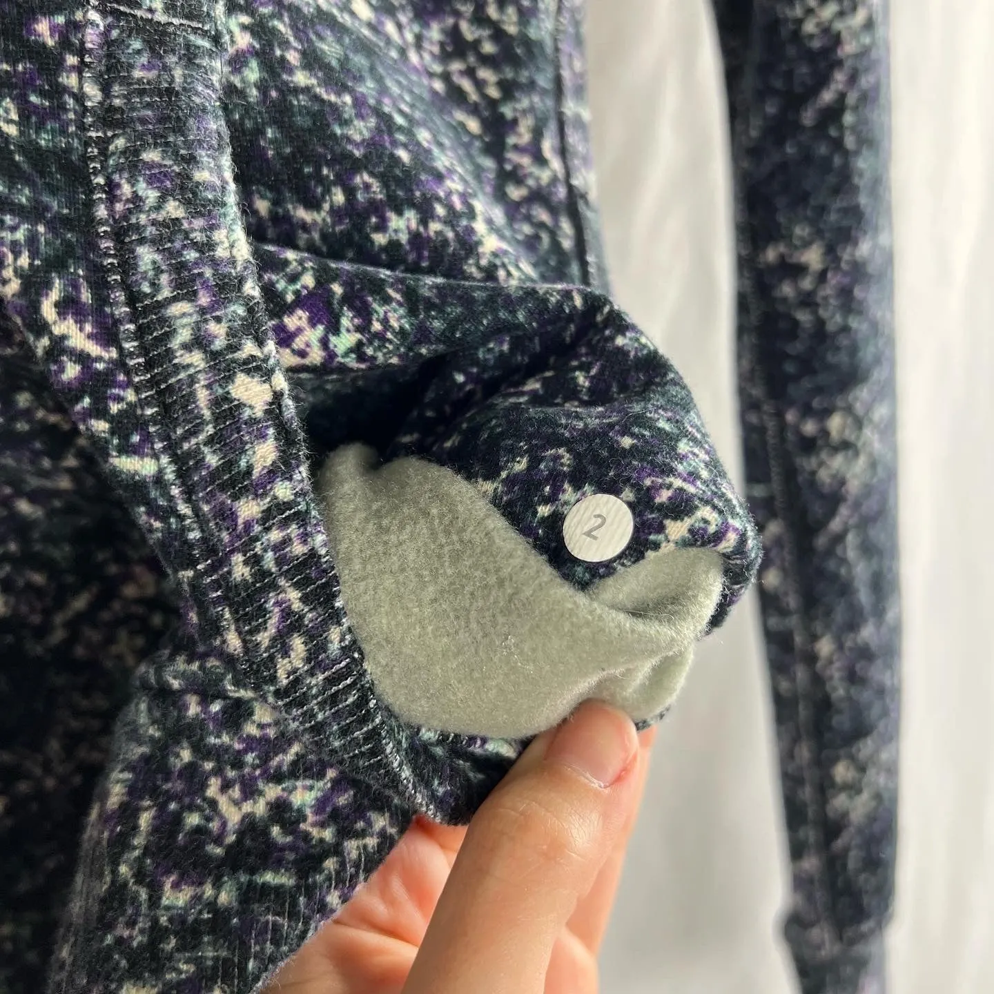 Lululemon Speckled Athletic Zip-Up Cropped Hoodie