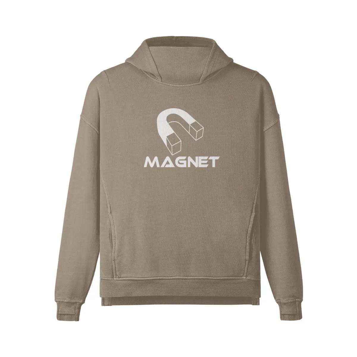 Magnet Turtleneck  380G Unisex Washed Slit Hem
