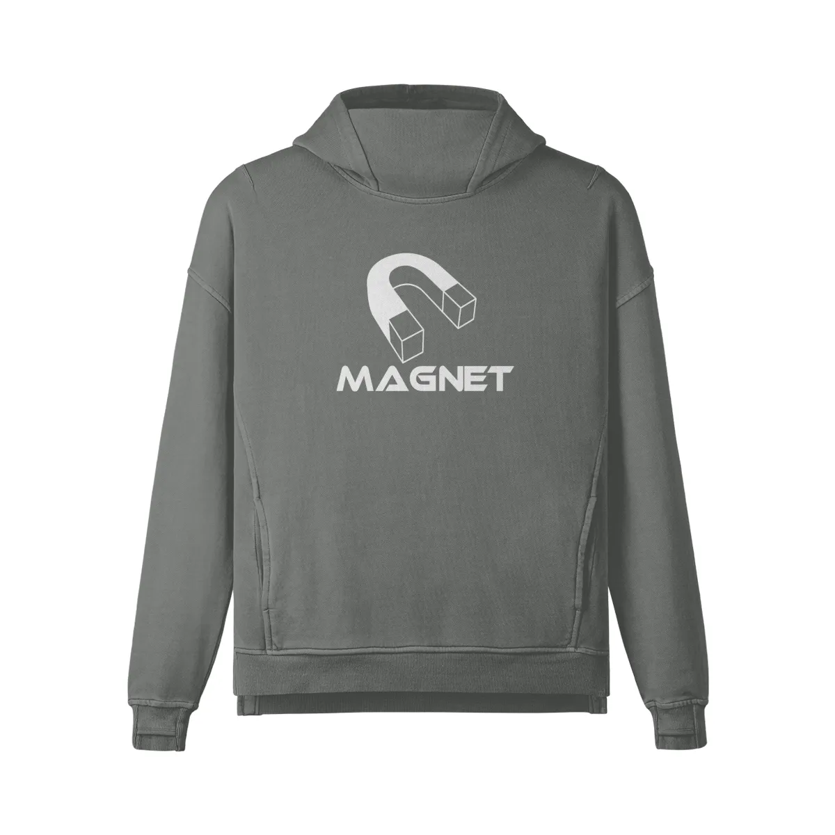 Magnet Turtleneck  380G Unisex Washed Slit Hem