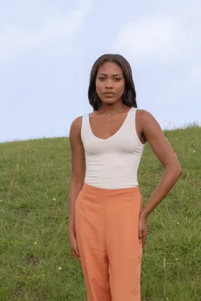 Malakai Seamless Bodysuit (White)
