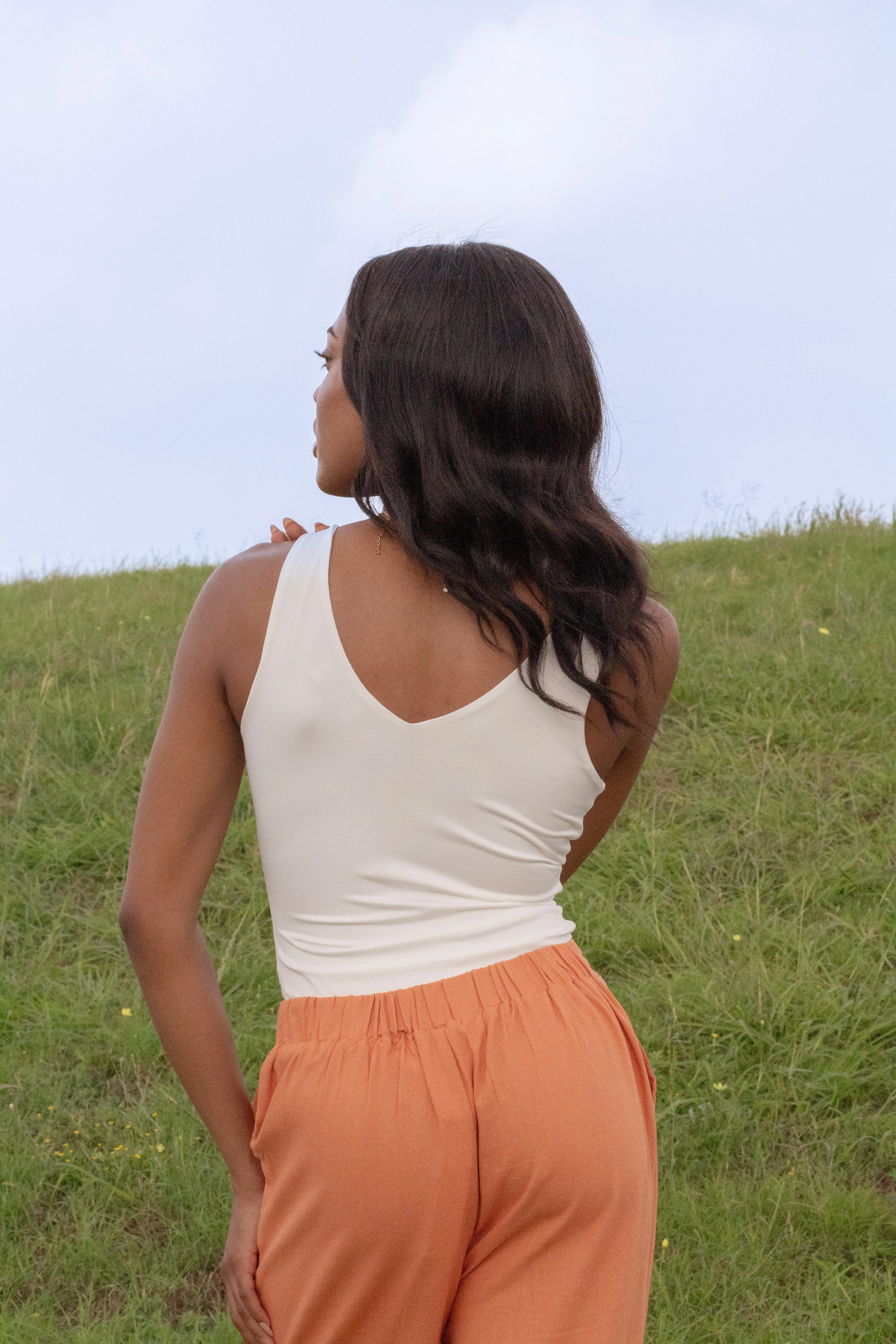 Malakai Seamless Bodysuit (White)
