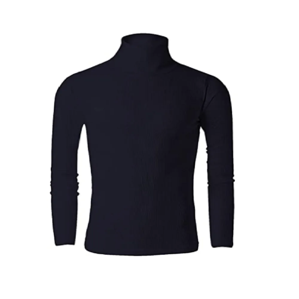 Mens Casual Slim Fit Light Weight Turtleneck Pullover Sweaters T Shirts