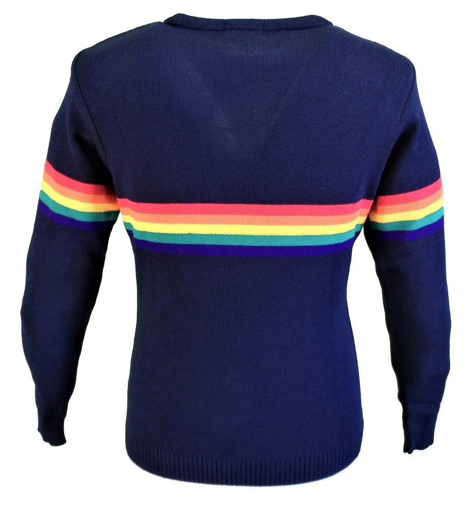 Men's Rainbow Jumper - Striped Jumper