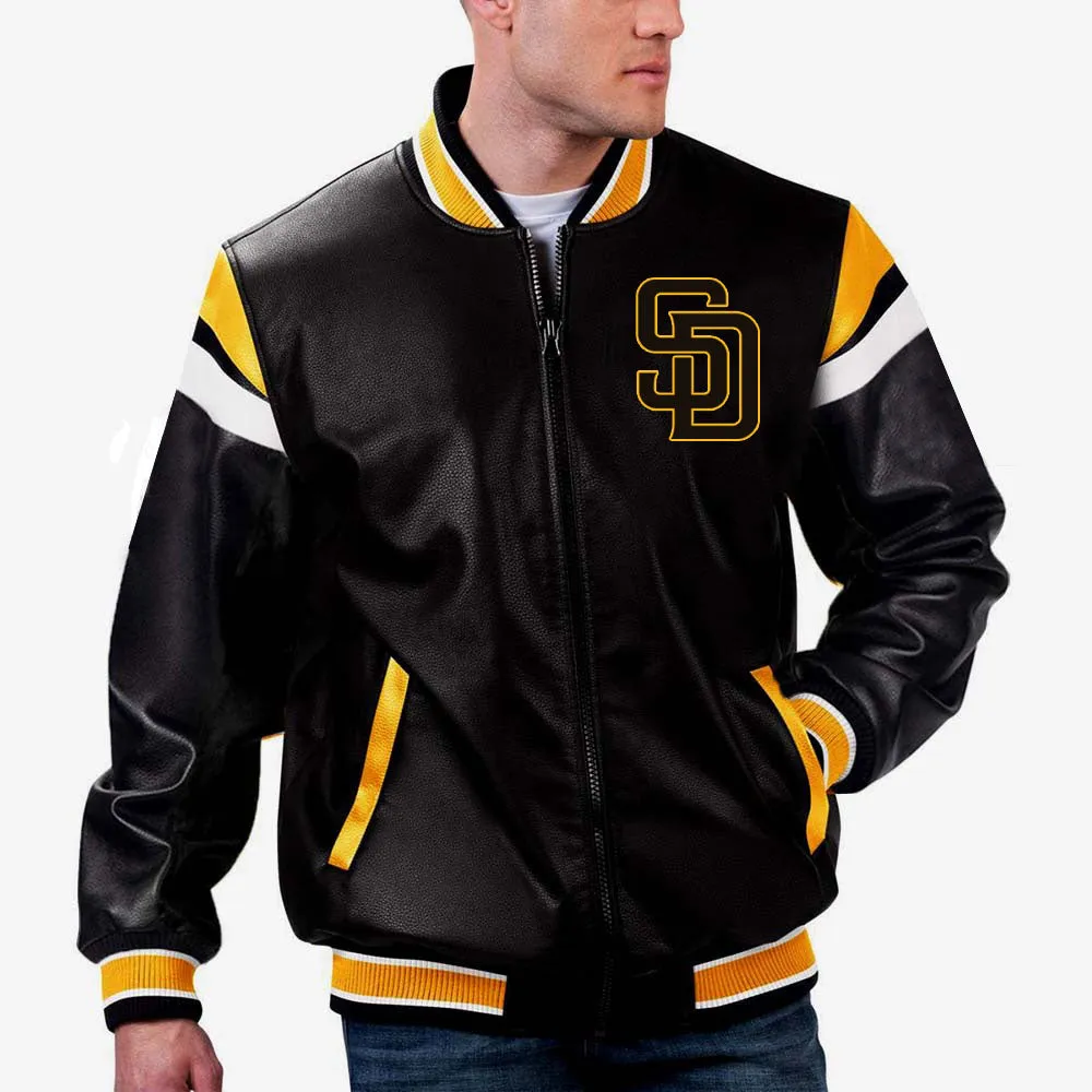 MLB San Diego Padres Leather Jacket