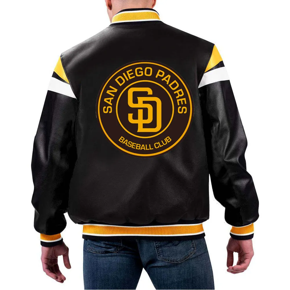 MLB San Diego Padres Leather Jacket