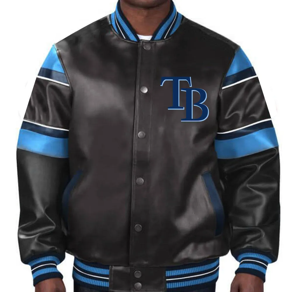 MLB Tampa Bay Rays Leather Jacket