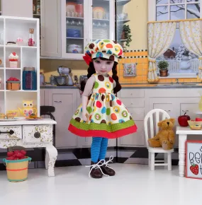 Morning Muffins - dress with boots for Ruby Red Fashion Friends doll
