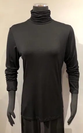 Necessitees M5112B Black Turtleneck